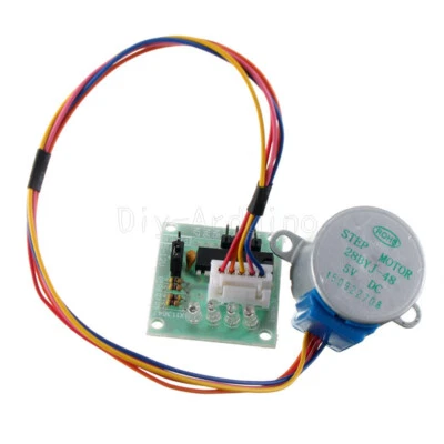 Schrittmotor Stepper Motor 28BYJ-48 5V Treiberplatine ULN2003 für Arduino - Bild 1 von 4