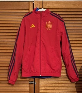ADIDAS Women's Spain Anthem Soccer Full-Zip Reversible Jacket NWT SIZE: XS - Picture 1 of 8
