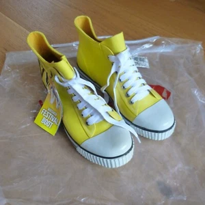 John Whitaker Festival Boots Ankle Wellies Yellow EUR 38 UK 5 NEW READ Brogini - Picture 1 of 12