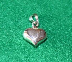 Sterling Silver MINI Heart Perfume Bottle .925 NEW NEW - Picture 1 of 7