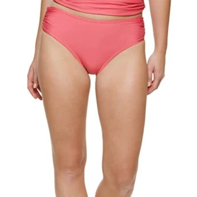 Pantalones de bikini de natación Calvin Klein L123950 para mujer coral clásico tiro medio talla XS Foto 1 de 4