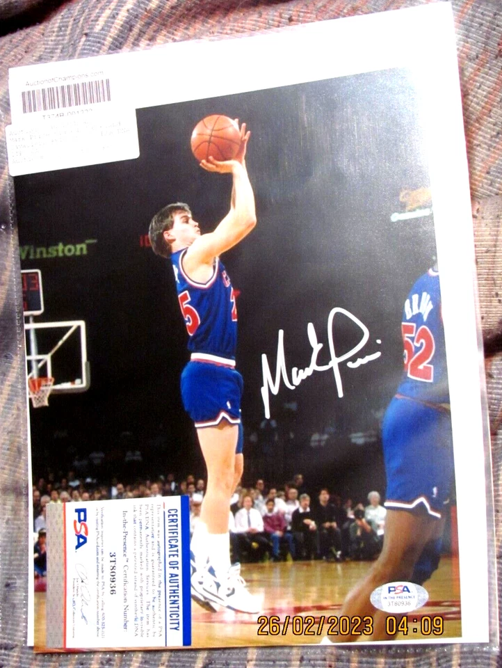 Mark Price Autographed  8"x10" Photo PSA/DNA Authenticated Cavs - Image 1 of 1