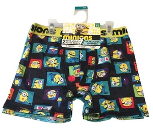 Minions Boys Athletic Boxer Briefs Size 10 Set of 2 Multicolor - Picture 1 of 4