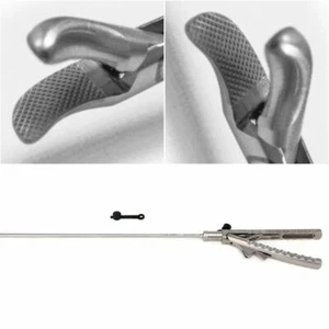 Laparoscopic V-Type Needle Holder Curved Jaw Surgical Instruments 5 mm - Picture 1 of 15