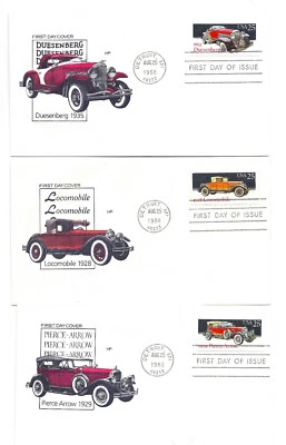 2381-85 Classic Cars set of 5 Farnam, HF, FDCs - Image 1 of 2