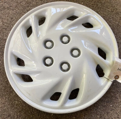 1 Dodge DAYTONA Neon SHADOW Spirit 14" Hubcap Wheelcover Cover Cap WHITE 4472593 - Image 1 of 4