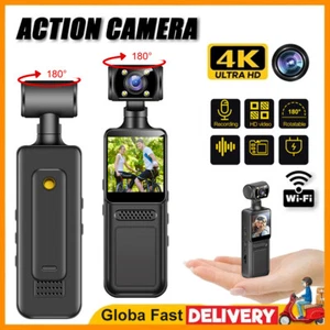 4K 1080P WIFI Handheld Portable Sports DV Camera Pocket Action Camera Camcorder - Picture 1 of 27
