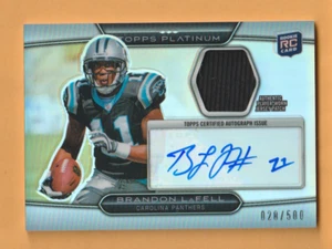 Brandon LaFell Carolina Panthers AUTO 2010 Topps Platinum /500 LSU Tigers - Picture 1 of 2