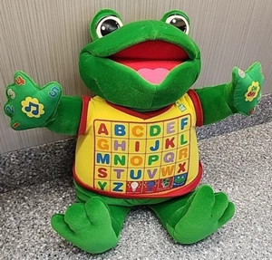 ITALIAN VERSION LeapFrog Little Leap Hug & Learn Hop Interactive Plush  16" 1998 - Picture 1 of 8