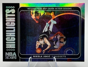 2024-25 Hoops Nikola Jokic #4 Highlights Holo - Nuggets - Picture 1 of 2