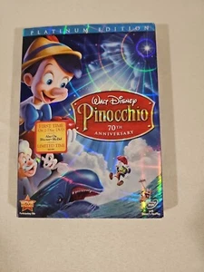 Pinocchio (DVD, 2009, 2-Disc Set, 70th Anniversary Platinum Edition) - Foto 1 di 2