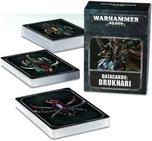 NIB! Warhammer 40,000: Drukhari Datacards (8th Edition)  FREE Ship! - Picture 1 of 1