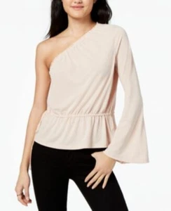 Rachel Roy Damen Blush Glockenärmel One Shoulder Bluse, Gr. XL, ZR-AA,bs - Bild 1 von 1