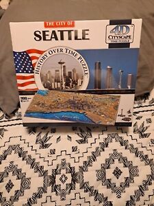 NIB 4D Cityscape The City Of Seattle History Over Time Puzzle 1100+ Pieces 40084
