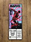 Daredevil Marvel Comic Ecke Box Gemälde 80cm x 30cm handbemalt von Jdtoonart