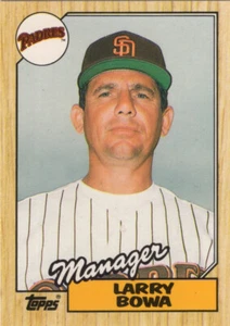 Larry Bowa 1987 Topps Traded Baseball card #8T San Diego Padres - Picture 1 of 1
