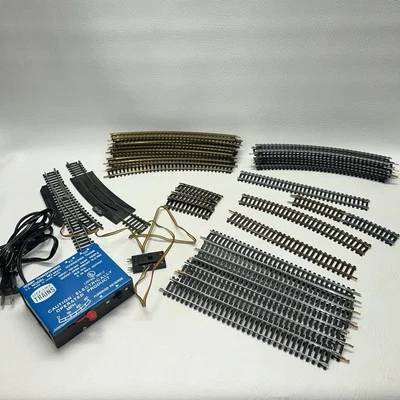 Vintage Tyco Railroad Tracks, R 18” L.H. R/C 410, Garnet, 15944 & Atlas 36 Pcs - Image 1 of 4