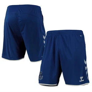 Everton Men's Football Shorts Hummel Blue Training Shorts - New - Picture 1 of 1