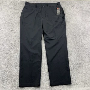 Under Armour Golf Pants Mens 40x32 Black Performance Lightweight Stretch Golfer - Picture 1 of 14