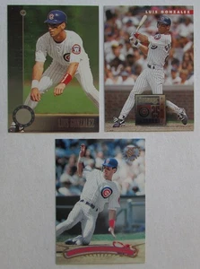 Luis Gonzalez 3 Karten Lot Chicago Cubs MLB - Bild 1 von 2