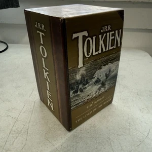 The Lord Of The Rings And The Hobbit JRR Tolkien Boxed Set Del Rey Books - Picture 1 of 4