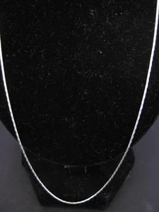 MEX 925 Sterling Silver Chain Necklace (55 cm) - Foto 1 di 9