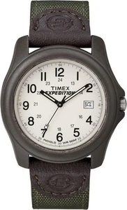Timex Expedition Camper Men's 39 mm Watch Green/Brown/White - Picture 1 of 1