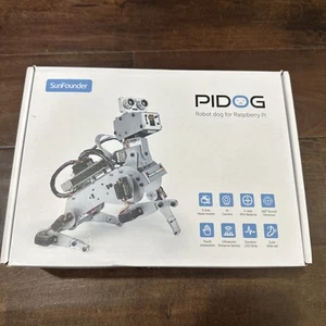SunFounder PiDog AI Robot Dog Kit 4/3B+/3B/Zero 2W ChatGPT-4o NEW! Open Box - Afbeelding 1 van 3