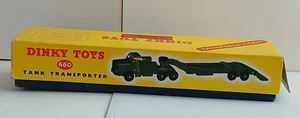Dinky Supertoys 660 Tank Transporter EE. UU. Exportación Original SOLO EN CAJA - Imagen 1 de 10