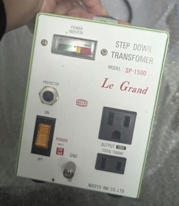 Nissyo SP-1500 Step Up/Down Transformer Voltage Converter 1500W 220/240V to 100V - Picture 1 of 4