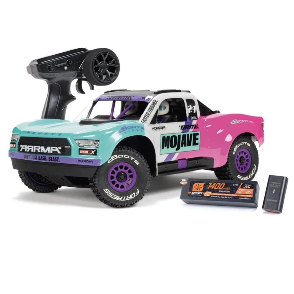 Arrma MOJAVE GROM 223S BLX 1/16 Brushless 4X4 RTR con DSC, Verde Acqua con ba... - Immagine 1 di 4