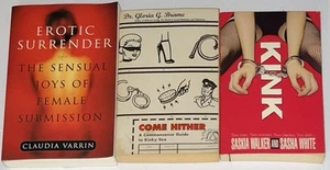Lot of 3 Paperback Books Erotica Fetish BDSM Kink New & Come Hither is Signed - Bild 1 von 12
