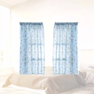 Short Curtain Panels Curtains for Kitchen Window Decorative Shade Small - Picture 1 of 12