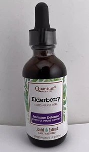 Quantum Health ELDERBERRY 700mg Immune Defense, Liquid Extract, 2 oz - FREE SHIP - Picture 1 of 3