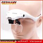 Hands Free Magnifier Lluminated Magnifier 5 Detachable Lens for Reading Repair