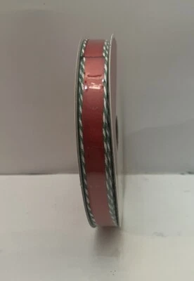 3/8” X 30 ft. Red With Green And white Ribbon. Party Christmas Wedding Birthday. - Image 1 of 4