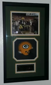 Brett Favre Signed 8x10 Photo Favre Holo COA Autographed Packers HOF Framed - Picture 1 of 7
