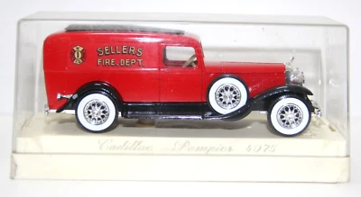 SOLIDO 1:43 CAMION DIE CAST CADILLAC POMPIER 4075 AGE D'OR ROSSO ART 4075 - Immagine 1 di 4