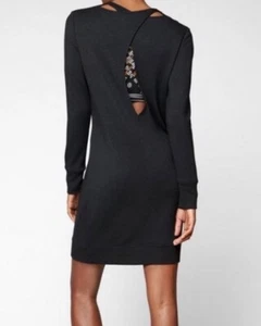 ¡¡¡NUEVO!!! Vestido Athleta Negro Suave Nirvana Go To Manga Larga Talla XS - Imagen 1 de 7