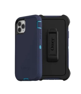 Case for iPhone 15 Pro Max OtterBox Defender Series + Holster - Blue Navy - Photo 1 sur 1