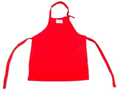 Williams Sonoma Junior Apron Kids Red with front pocket Costume Dress up - Image 1 of 4