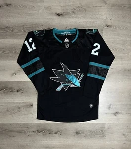 Adidas Patrick Marleau San Jose Sharks jersey authentic hockey NHL Sz 46 - Picture 1 of 9