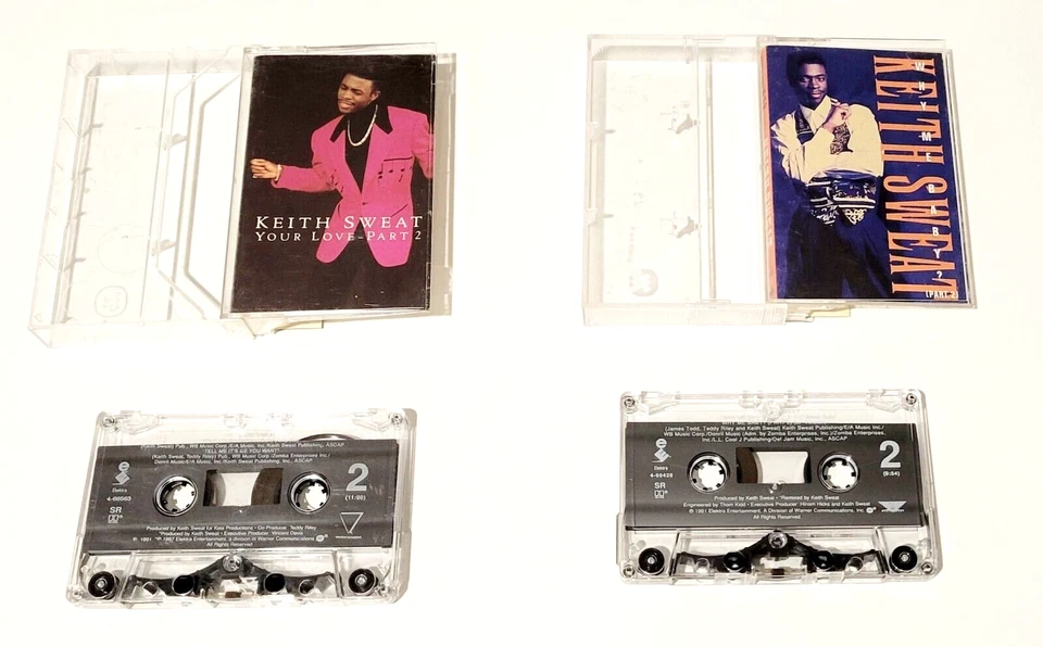 KEITH SWEAT Cassette Maxi Single YOUR LOVE PART 2 and WHY ME BABY - Elektra - Image 1 of 4