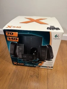 Logitech X-540 5.1 Surround Sound Speaker System with Subwoofer.Read Description - Picture 1 of 10