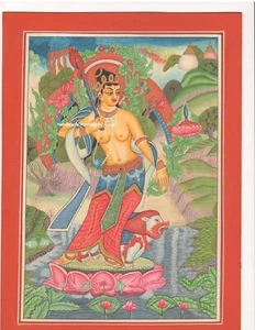 Indian Miniature Painting Art Gallery Buddha Mahayana Buddhism - Picture 1 of 4