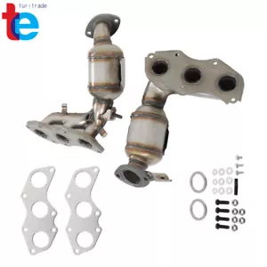 For 2011-2015 Toyota Sienna 3.5L Bank 1+2 Manifold Catalytic Converters - Picture 1 of 10