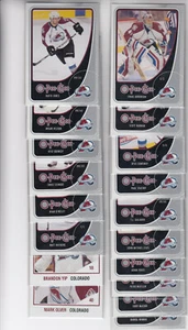 10/11 OPC Colorado Avalanche Team Set with RCs - Stastny Yip RC + - Picture 1 of 2