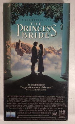 New Sealed 1988 The Princess Bride VHS Nelson Entertainment Watermark Rare Grail - Image 1 of 4