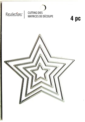 Nesting Stars Thin Metal Die Set by Recollections 624788 NEW! - Image 1 of 2