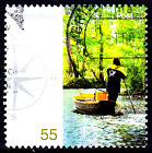 2481 round stamp stamped letter center postboats postman boat tree 2005 10